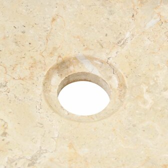 Gootsteen 40x12 cm marmer cr&egrave;me 7