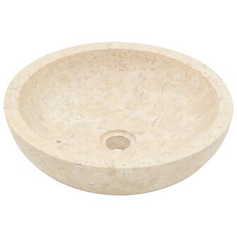 Gootsteen 40x12 cm marmer cr&egrave;me 4