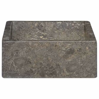 Gootsteen 45x30x12 cm marmer hoogglans grijs  5