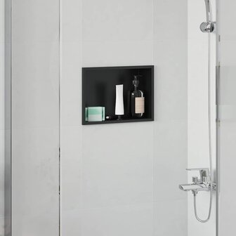 DouchenisZwart 30 x 20 x 9,5 cm Roestvrij staal 1