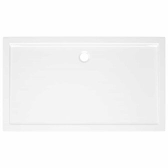 Douchebak rechthoekig 70x120 cm ABS wit 6