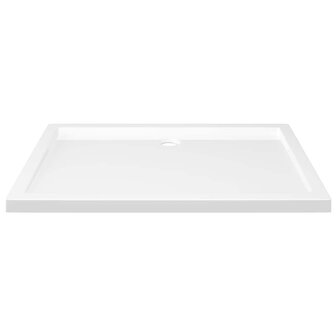 Douchebak rechthoekig 80x110 cm ABS wit 5