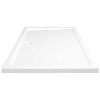 Douchebak rechthoekig 80x120 cm ABS wit 6