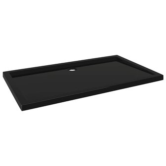 Douchebak rechthoekig 70x120 cm ABS zwart 2