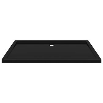Douchebak rechthoekig 70x120 cm ABS zwart 4