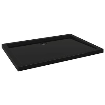 Douchebak rechthoekig 70x100 cm ABS zwart 2