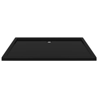 Douchebak rechthoekig 80x120 cm ABS zwart 4