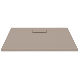 Douchebak 90x90 cm SMC bruin 3