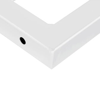 Badkamer wandschap staal en massief eikenhout 9