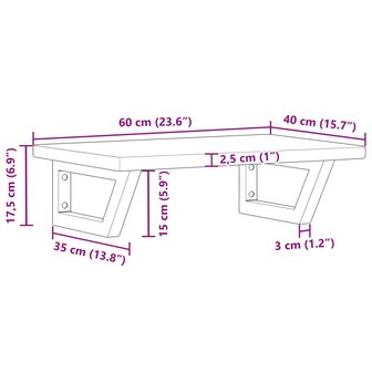 Badkamer wandschap staal en massief eikenhout 11