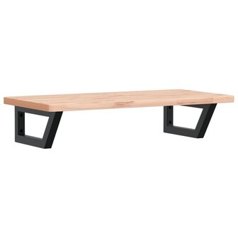 Badkamer wandschap staal en massief beukenhout 2