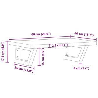 Badkamer wandschap staal en massief beukenhout 11