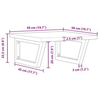 Badkamer wandschap staal en massief eikenhout 11