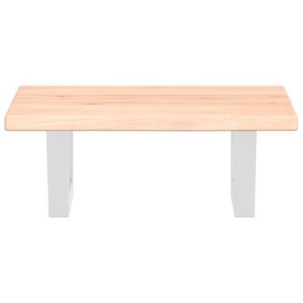 Badkamer wandschap staal en massief eikenhout 4