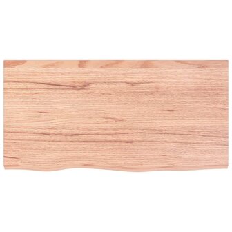 Badkamer wandschap staal en massief eikenhout 8