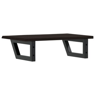 Badkamer wandschap staal en massief eikenhout 6