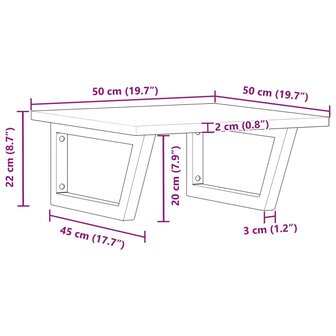 Badkamer wandschap staal en massief acaciahout 11