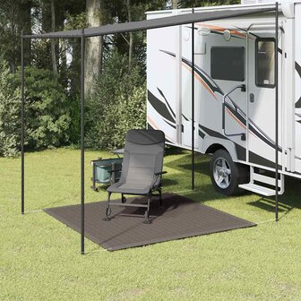 Tenttapijt 200x200 cm antracietkleurig 1