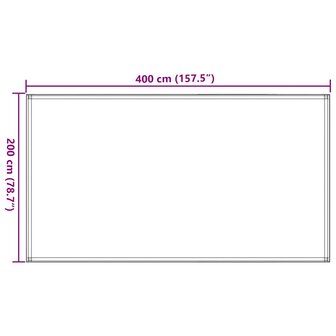 Tenttapijt 200x400 cm donkergroen 7