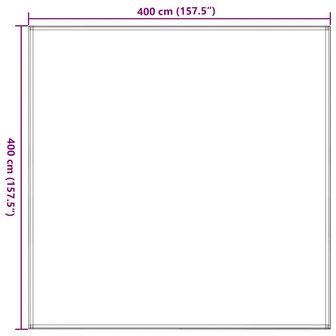 Tenttapijt 400x400 cm beige 7