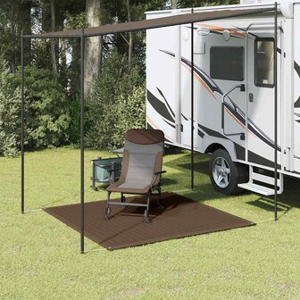 Tenttapijt 250x250 cm bruin 1