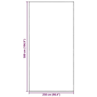 Tenttapijt Lichtgrijs 500 x 250 cm Polyetheen 9