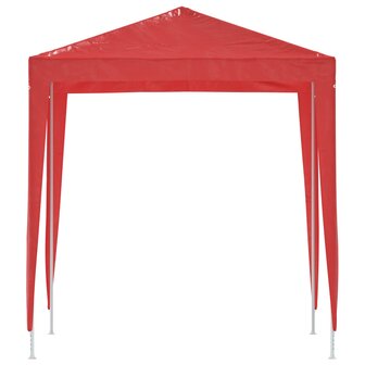 Partytent 200 x 200 x 240 cm Rood PE en staal 4