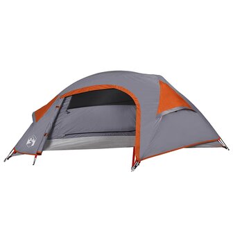 Koepeltent 1-persoons waterdicht oranje 6