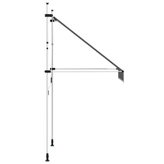 Luifel handmatig uittrekbaar 150 cm antraciet 4