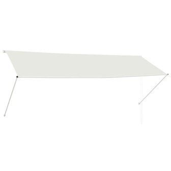 Luifel uittrekbaar 350x150 cm cr&egrave;me 2