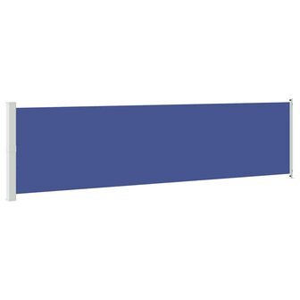 Tuinscherm uittrekbaar 600x160 cm blauw 2