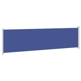 Tuinscherm uittrekbaar 600x160 cm blauw 6