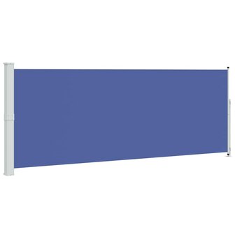 Tuinscherm uittrekbaar 180x500 cm blauw 2