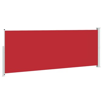 Tuinscherm uittrekbaar 180x500 cm rood 6