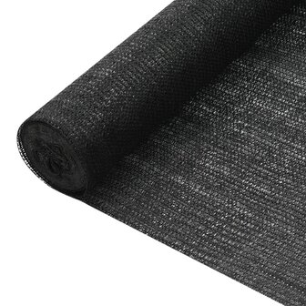 Privacynet 75 g/m&sup2; 2x25 m HDPE zwart 1