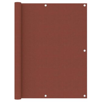 Balkonscherm 120x500 cm oxford stof terracotta 1