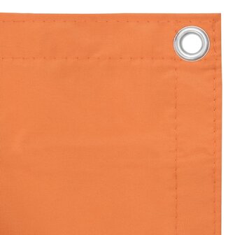 Balkonscherm 90x500 cm oxford stof oranje 2