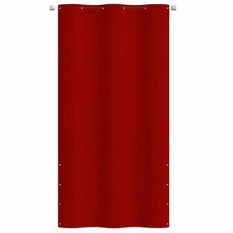 Balkonscherm 120x240 cm oxford stof rood 2