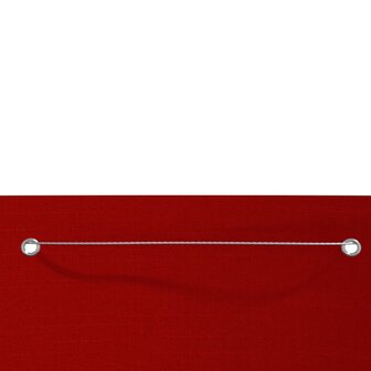 Balkonscherm 120x240 cm oxford stof rood 3