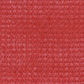 Balkonscherm 120x400 cm HDPE rood 2