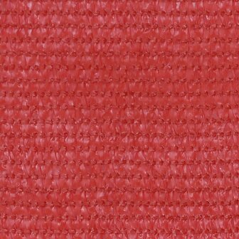 Balkonscherm 120x500 cm HDPE rood 2