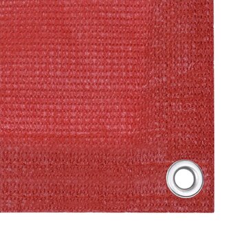 Balkonscherm 120x500 cm HDPE rood 3
