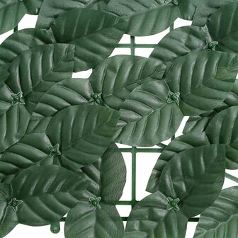 Balkonscherm met donkergroene bladeren 300x75 cm 5
