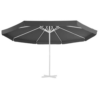 Vervangingsdoek voor parasol 515 cm antracietkleurig 3