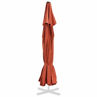 Vervangingsdoek voor parasol 500 cm terracottakleurig 4