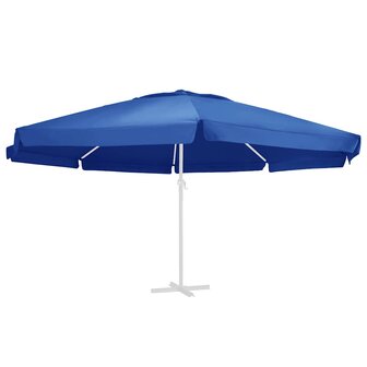 Vervangingsdoek voor parasol 610 cm azuurblauw 2