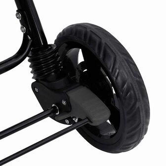 Tweeling kinderwagen tandem staal donkergrijs 9