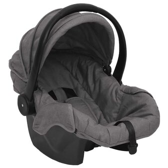 Kinderwagen 3-in-1 staal lichtgrijs 8