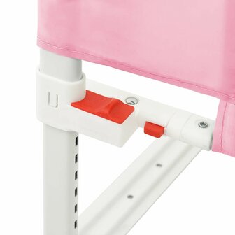 Bedhekje peuter 150x25 cm stof roze 8