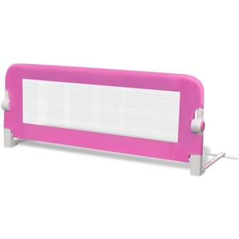 Kinderbedhekjes 2 st 102x42 cm roze 3